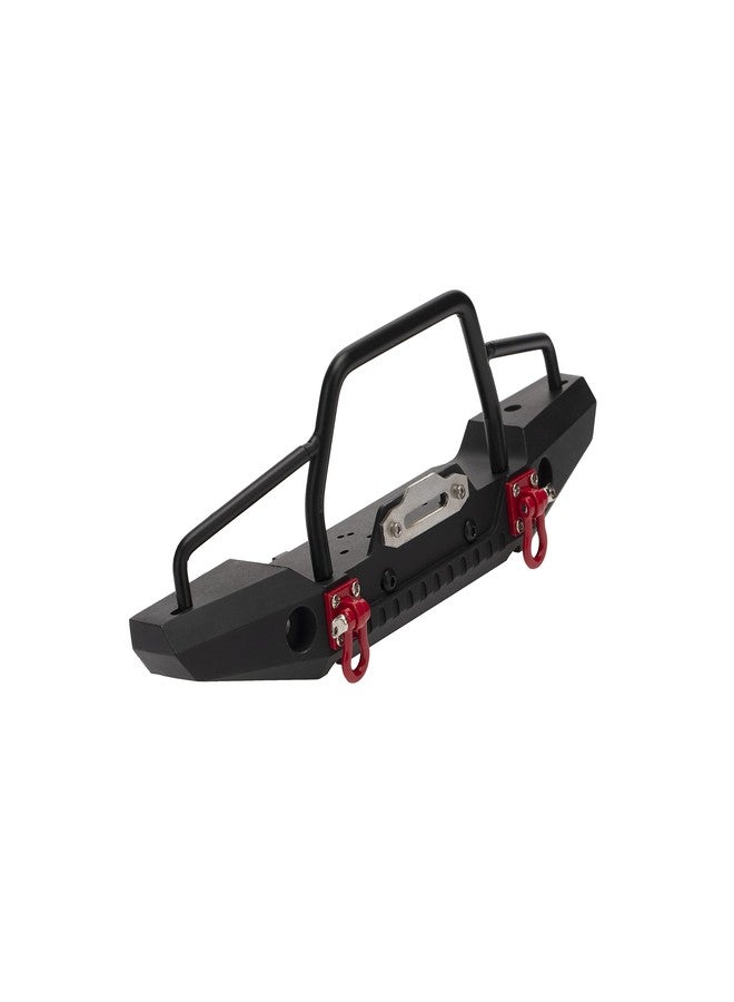 Treehobby RC Model Metal Front Bumper with 2 LED Light - Compatible with 1/10 RC Crawler Car Traxxas TRX4, Axial SCX10 Upgrade Parts - Image 3